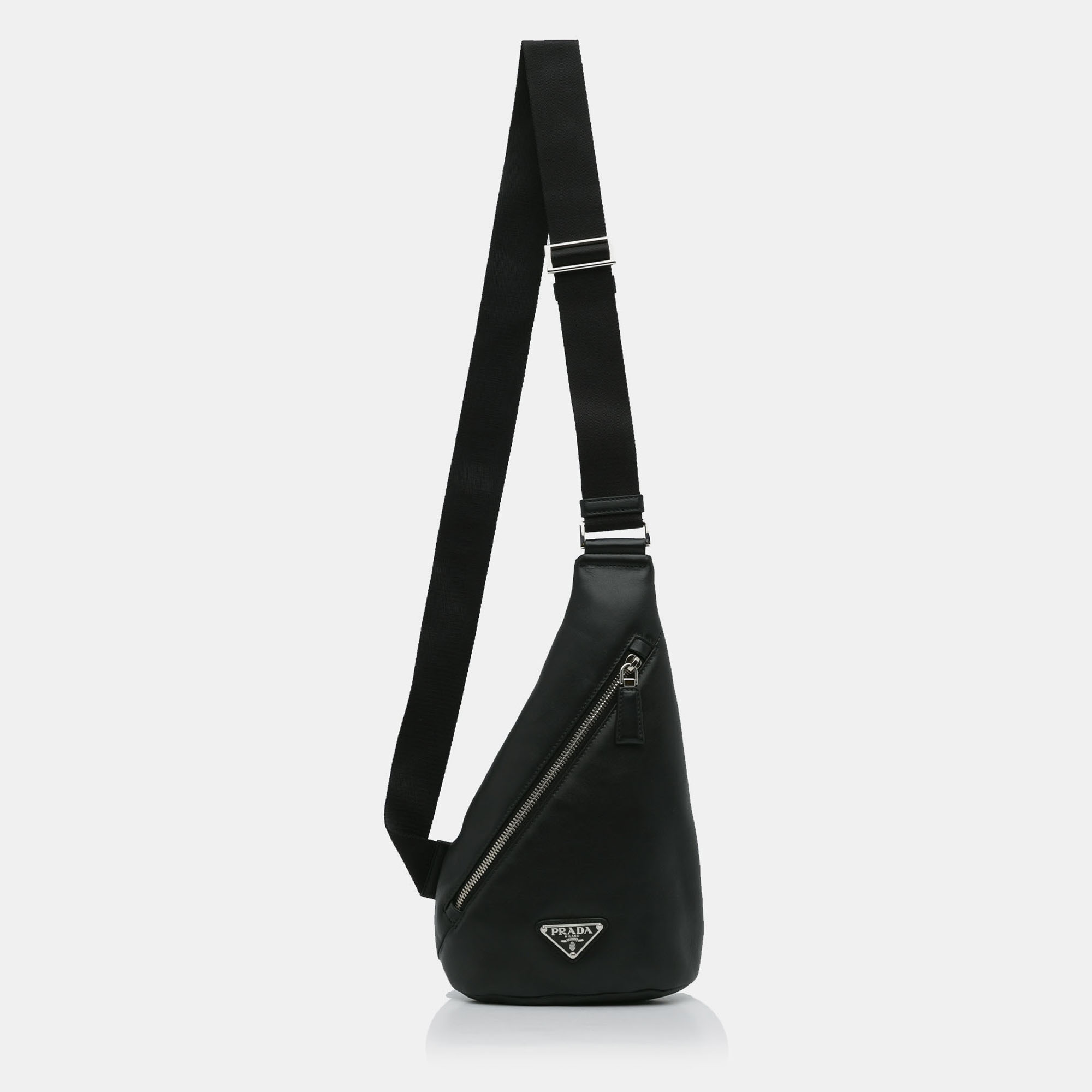 

Prada Black Prada Cross Leather Bag