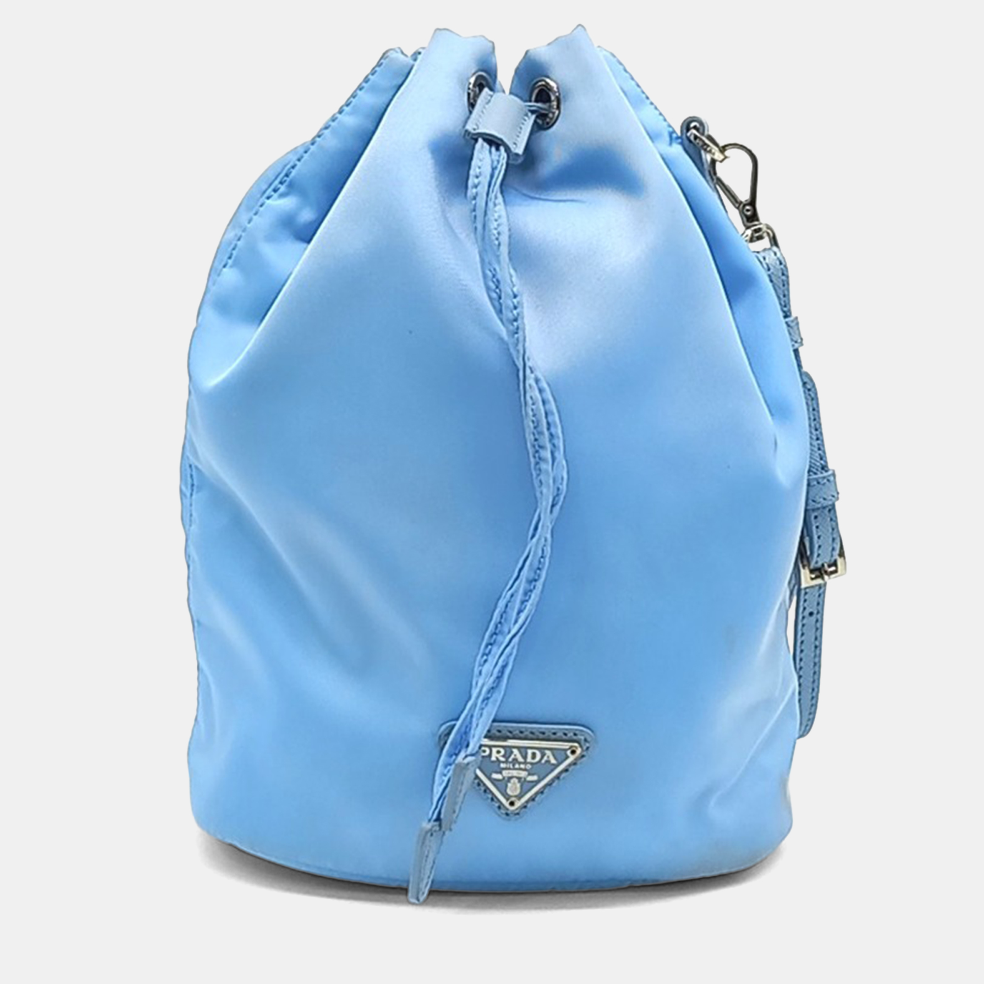 

Prada Blue Nylon Re-Nylon Bucket Pouch
