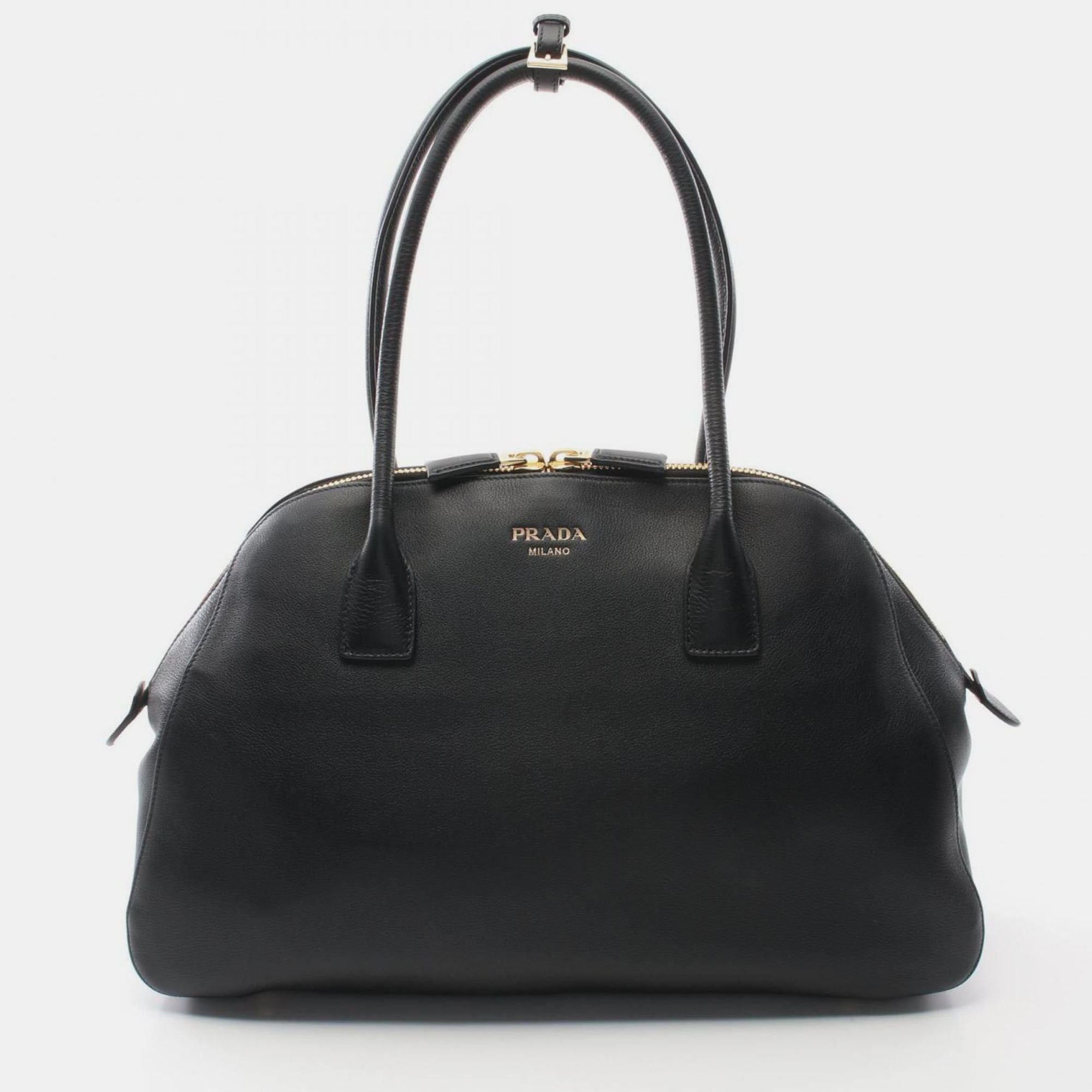 

Prada Soft Grain Tote Bag Leather Black