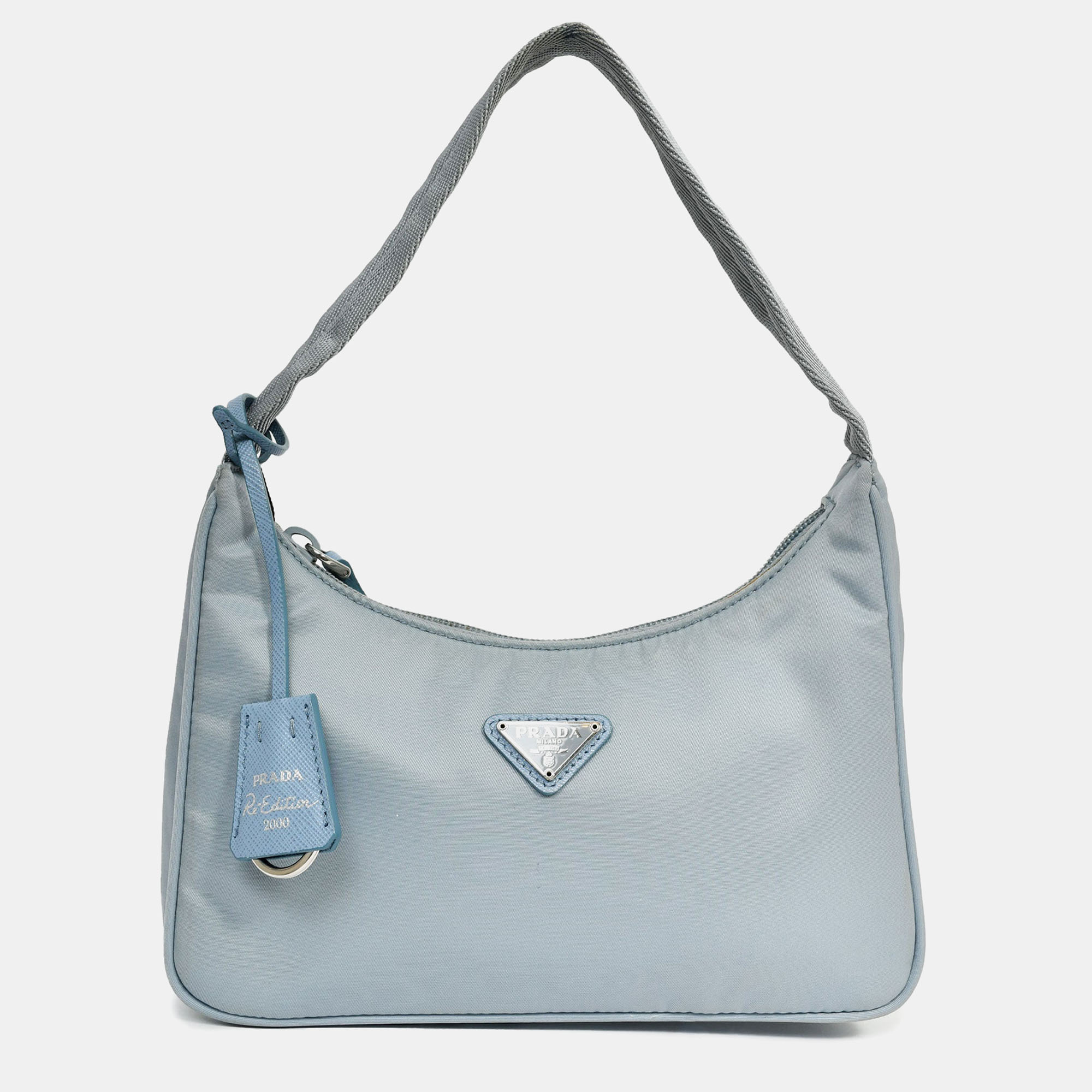 

Prada Blue Nylon Re-Edition 2000 Shoulder Bag