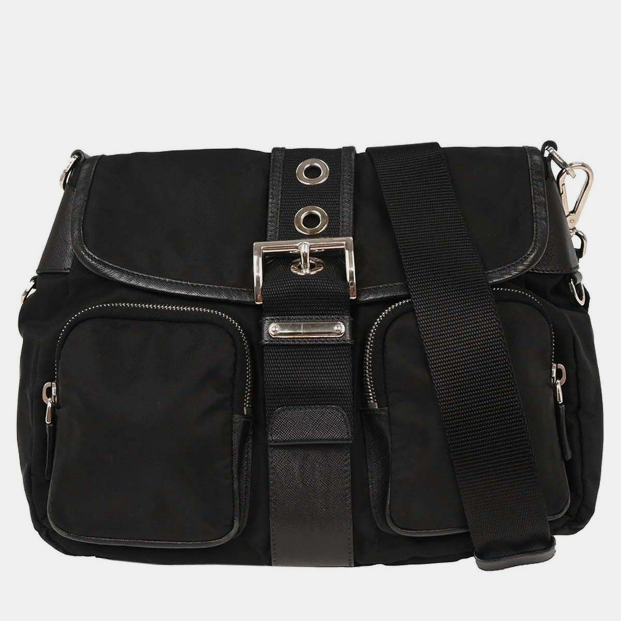 

Prada Black Nylon Shoulder Bag