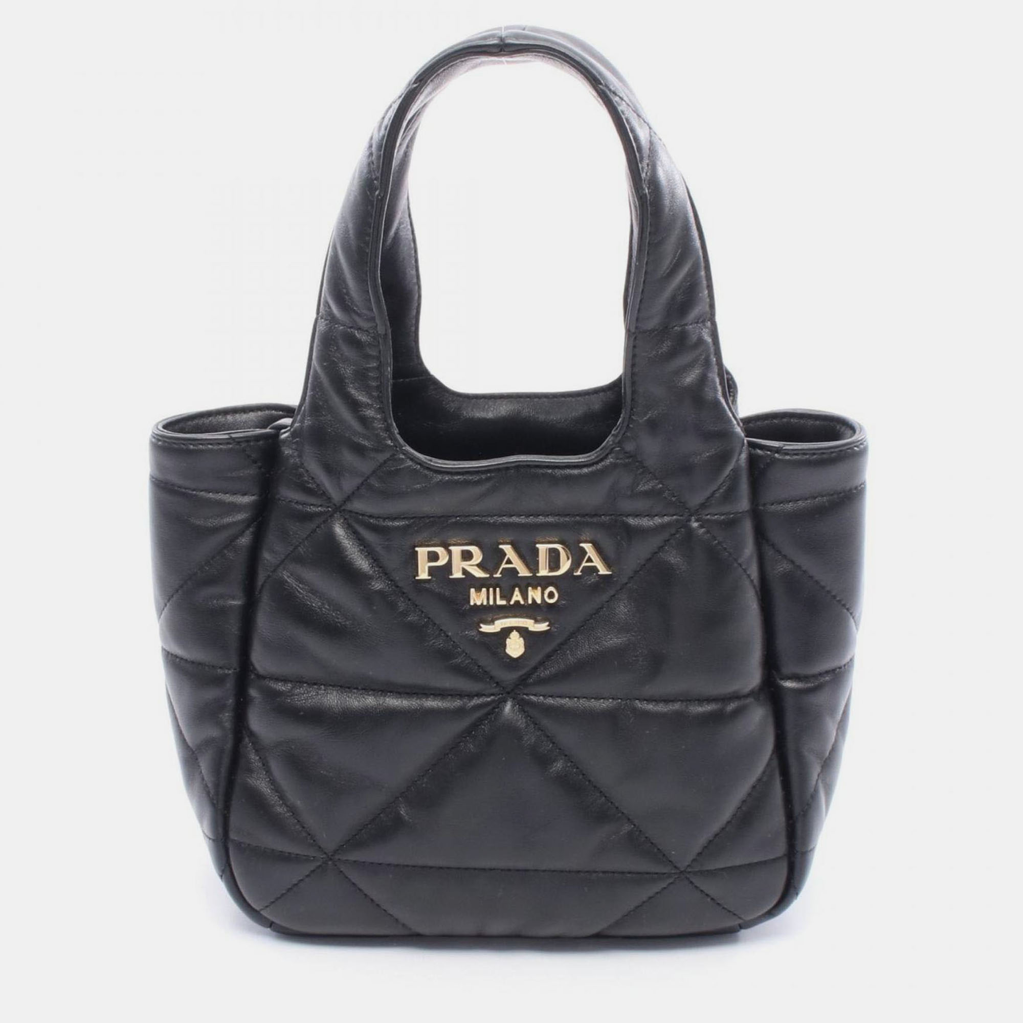 

Prada Small Nappa Leather Handbag Black