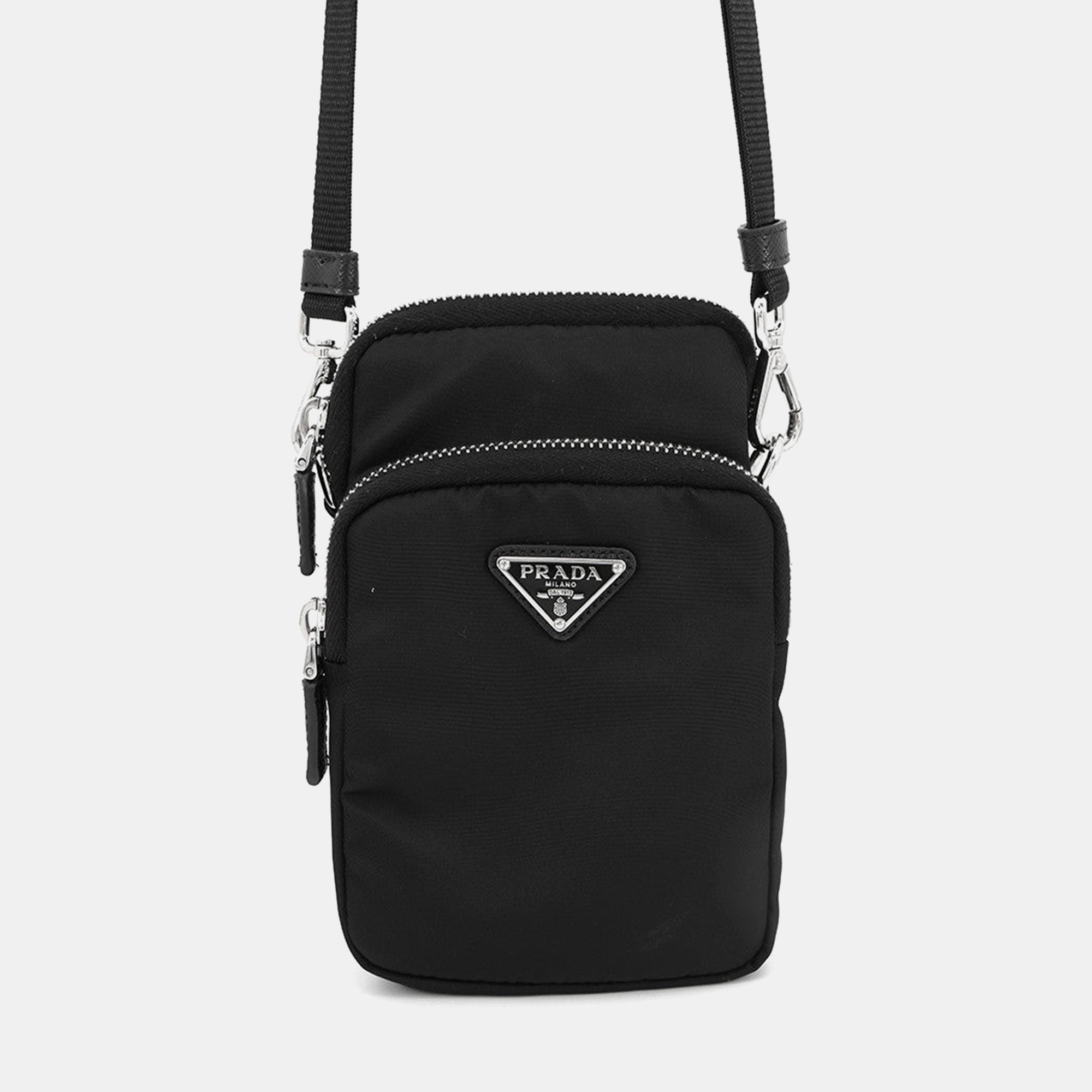 

Prada Re-Nylon Smartphone Case Black Nylon