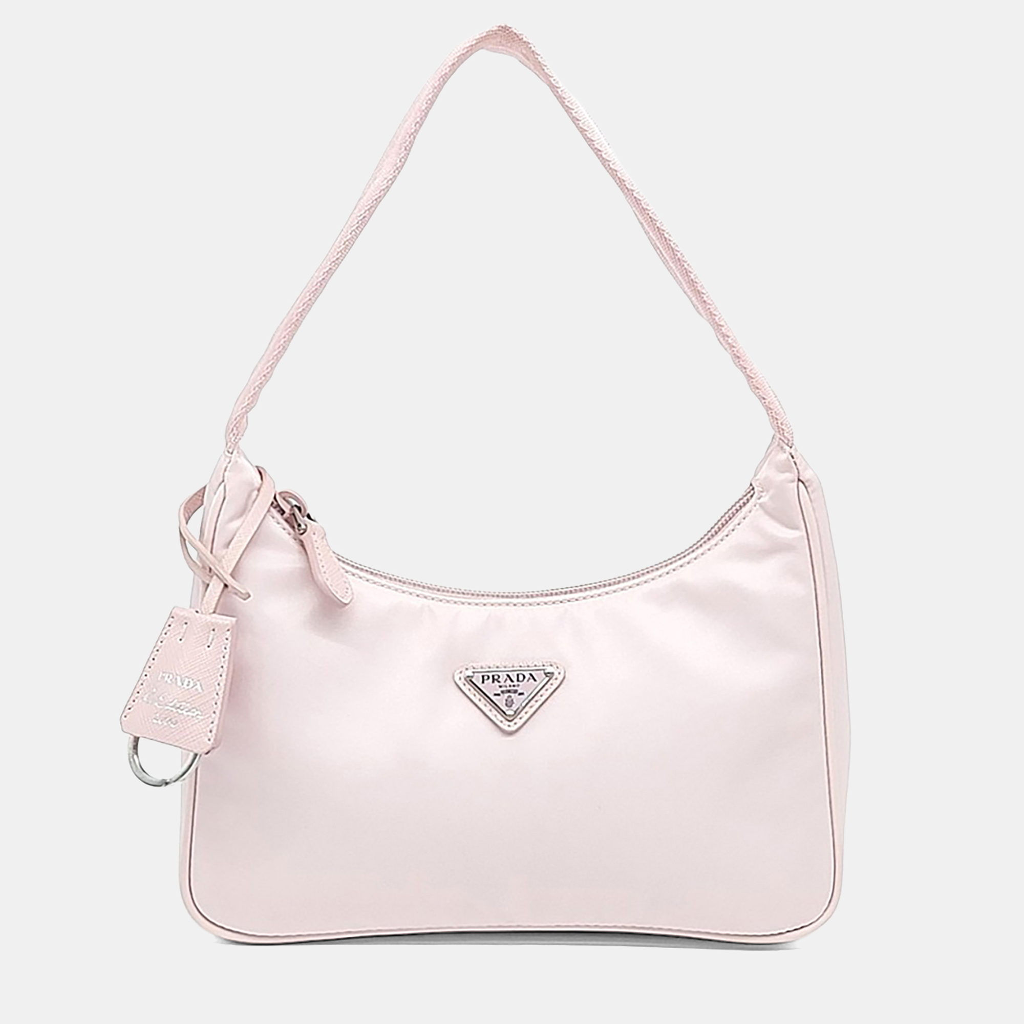 

Prada Pink Nylon nylon hobo bag