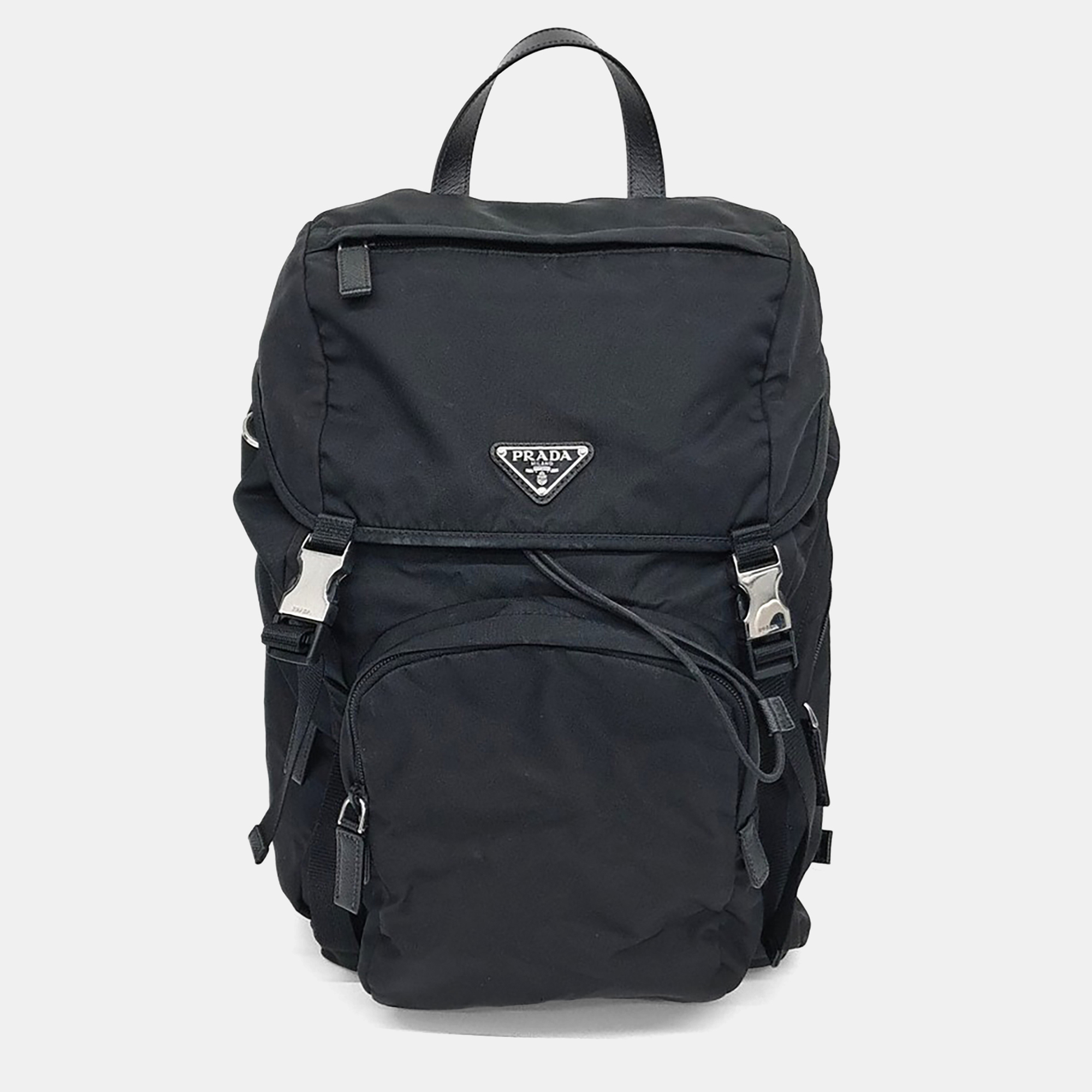 

Prada Black Canvas backpack