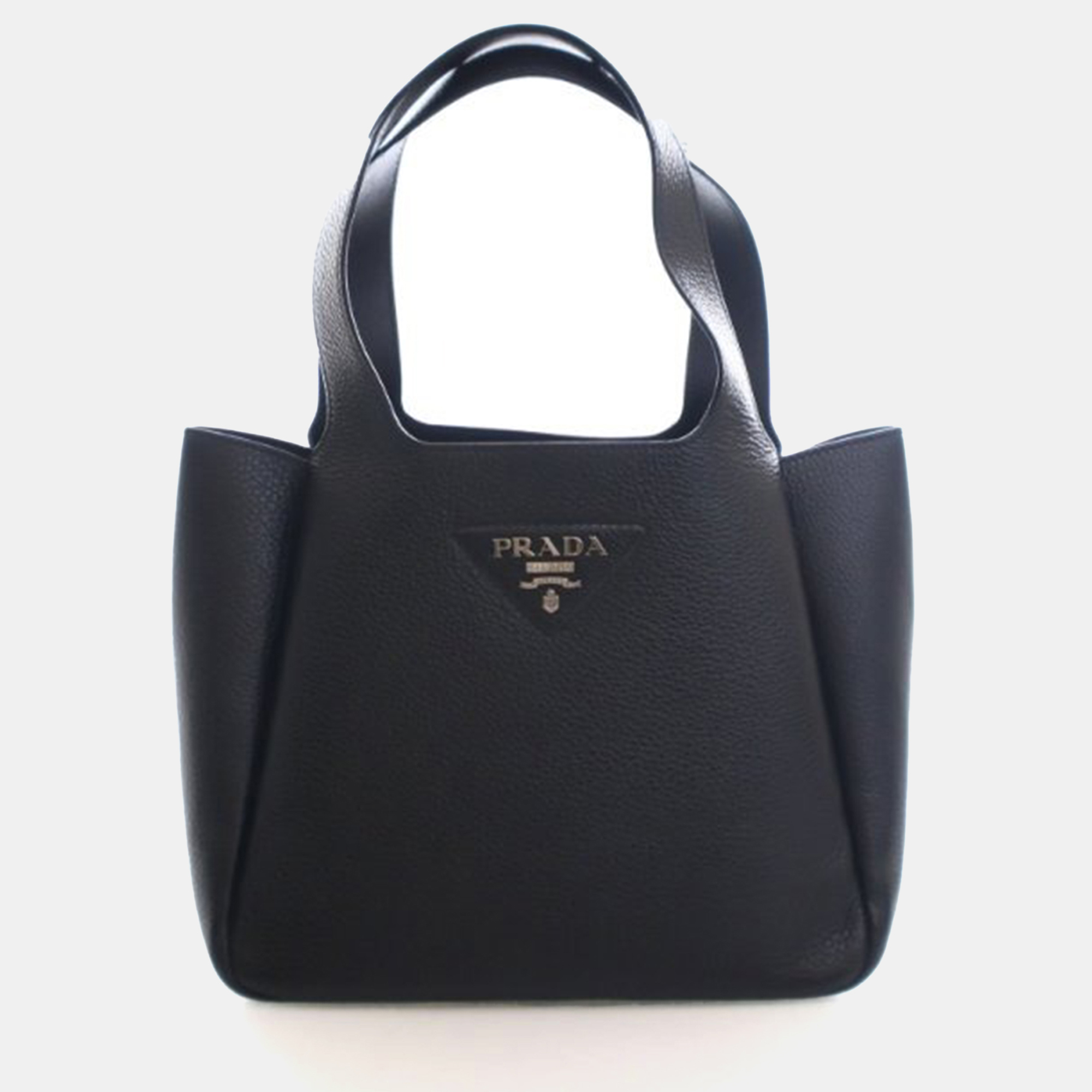 

Prada Medium Vitello Daino Soft Dynamique Tote, Black