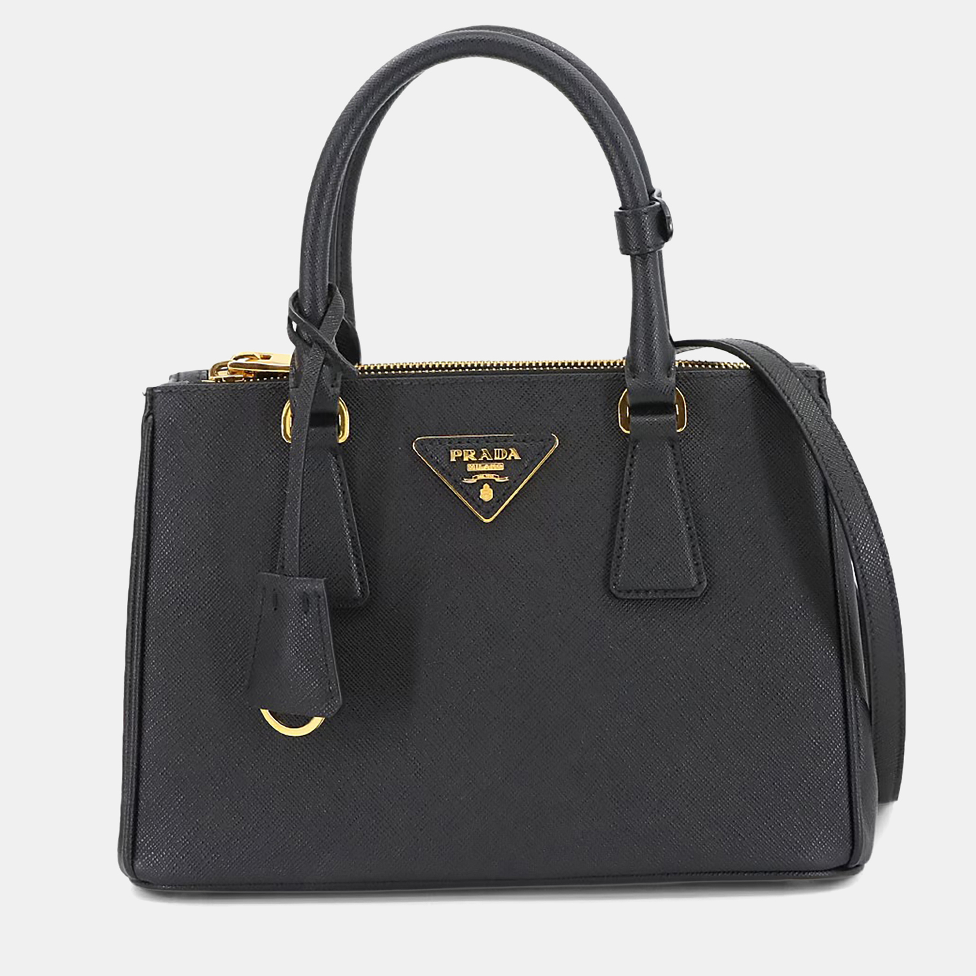 

Prada Galleria Mini Black Saffiano Leather Shoulder Bag