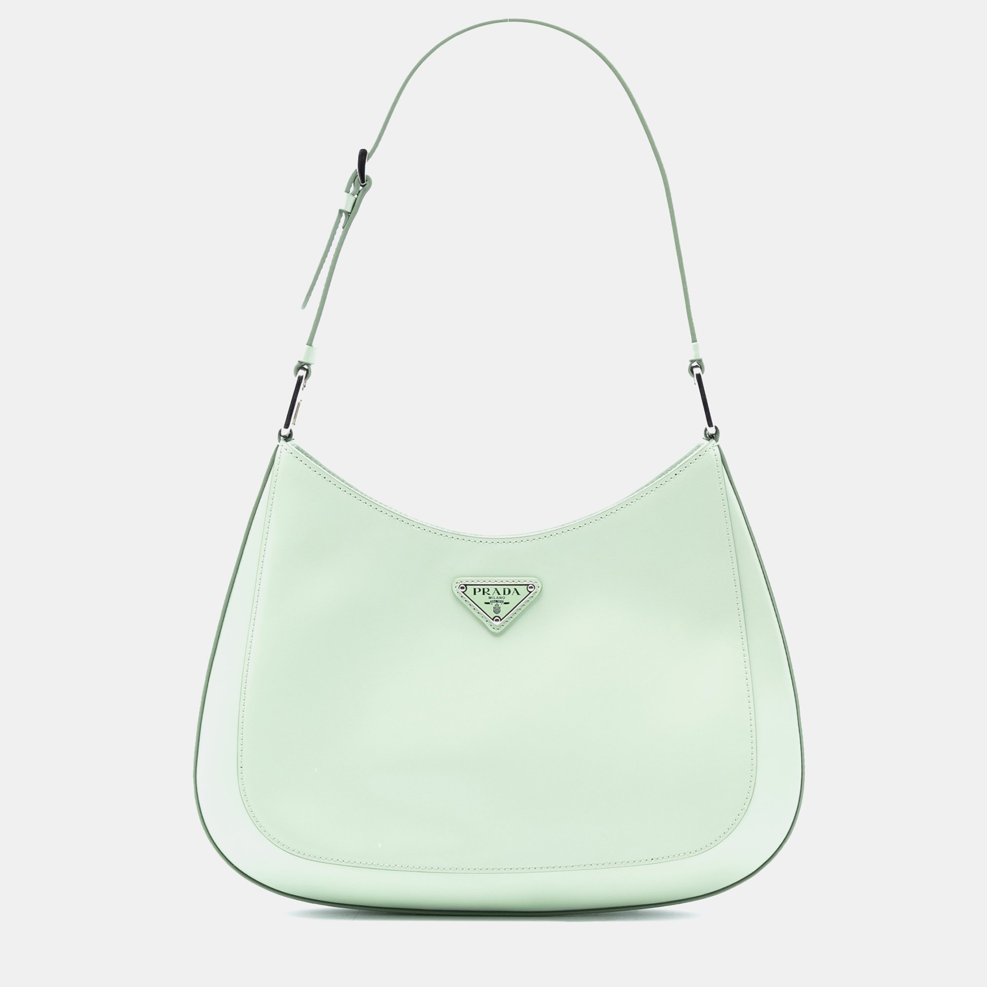 

Prada Green Spazzolato Cleo Shoulder Bag