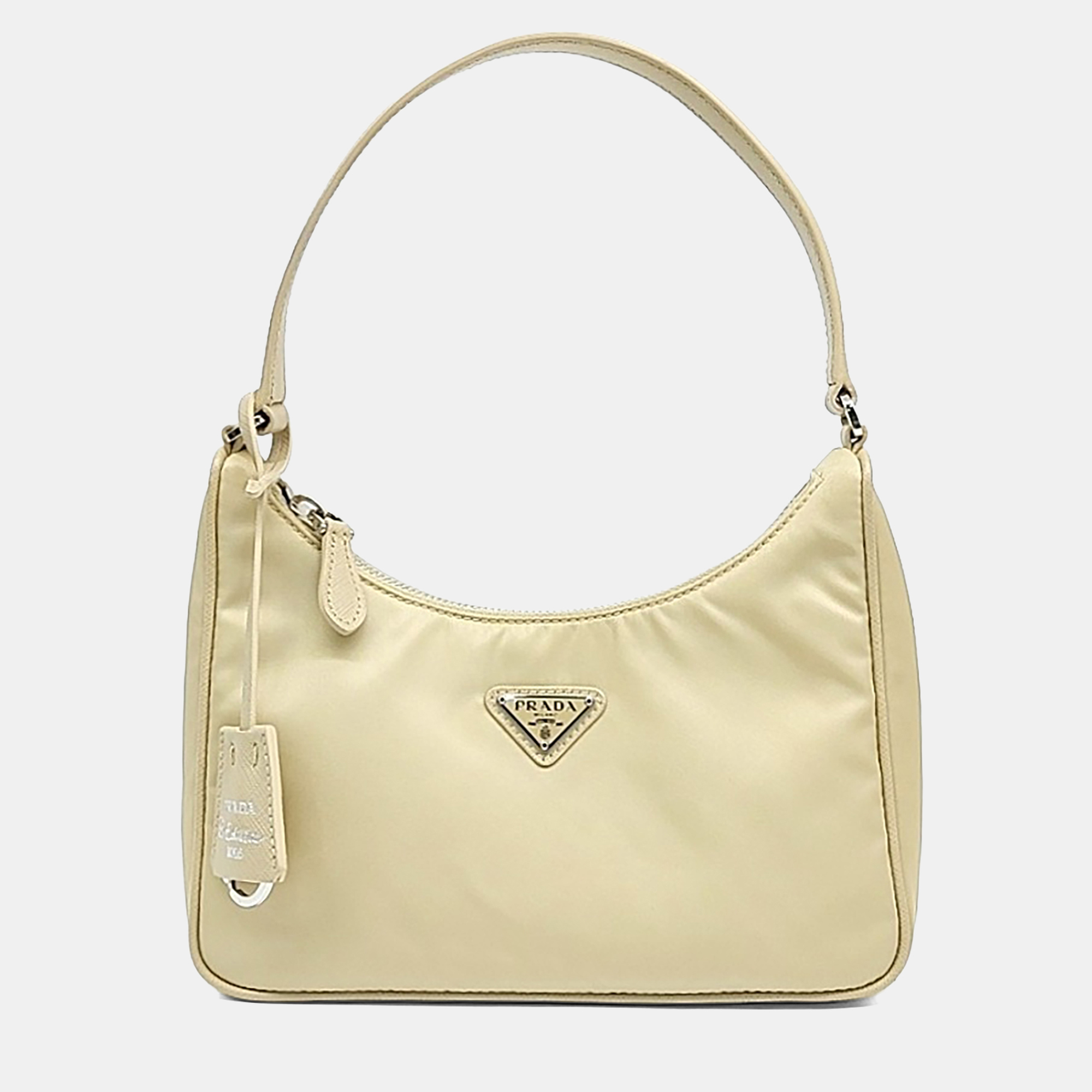 

Prada Beige Nylon Re-Nylon Hobo Bag