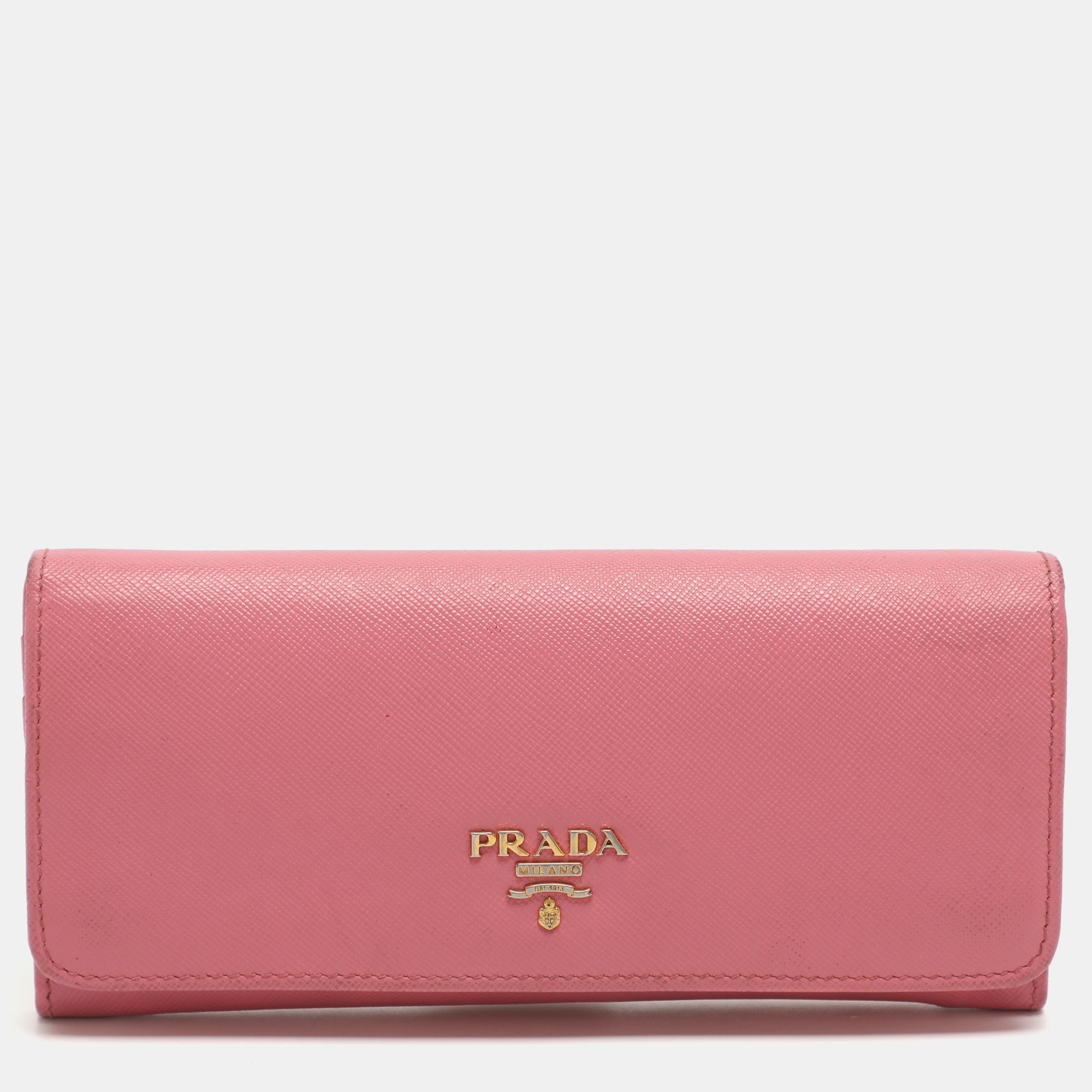 

Prada Pink Saffiano Leather Wallets