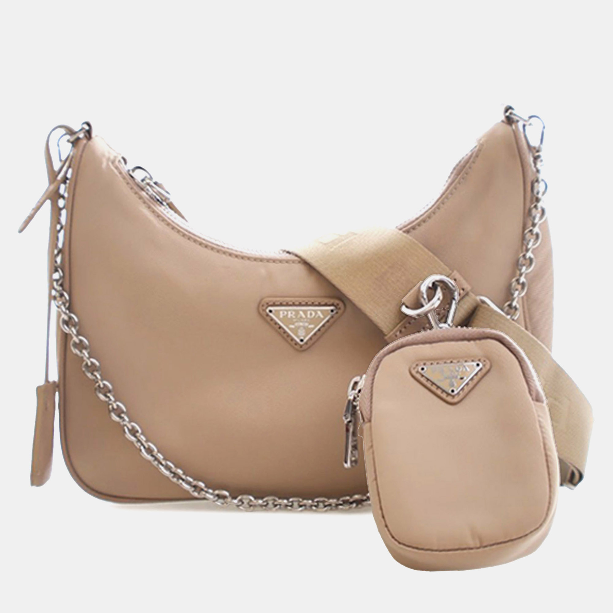 

Prada Brown Re Nylon Re Edition 2005 Satchel