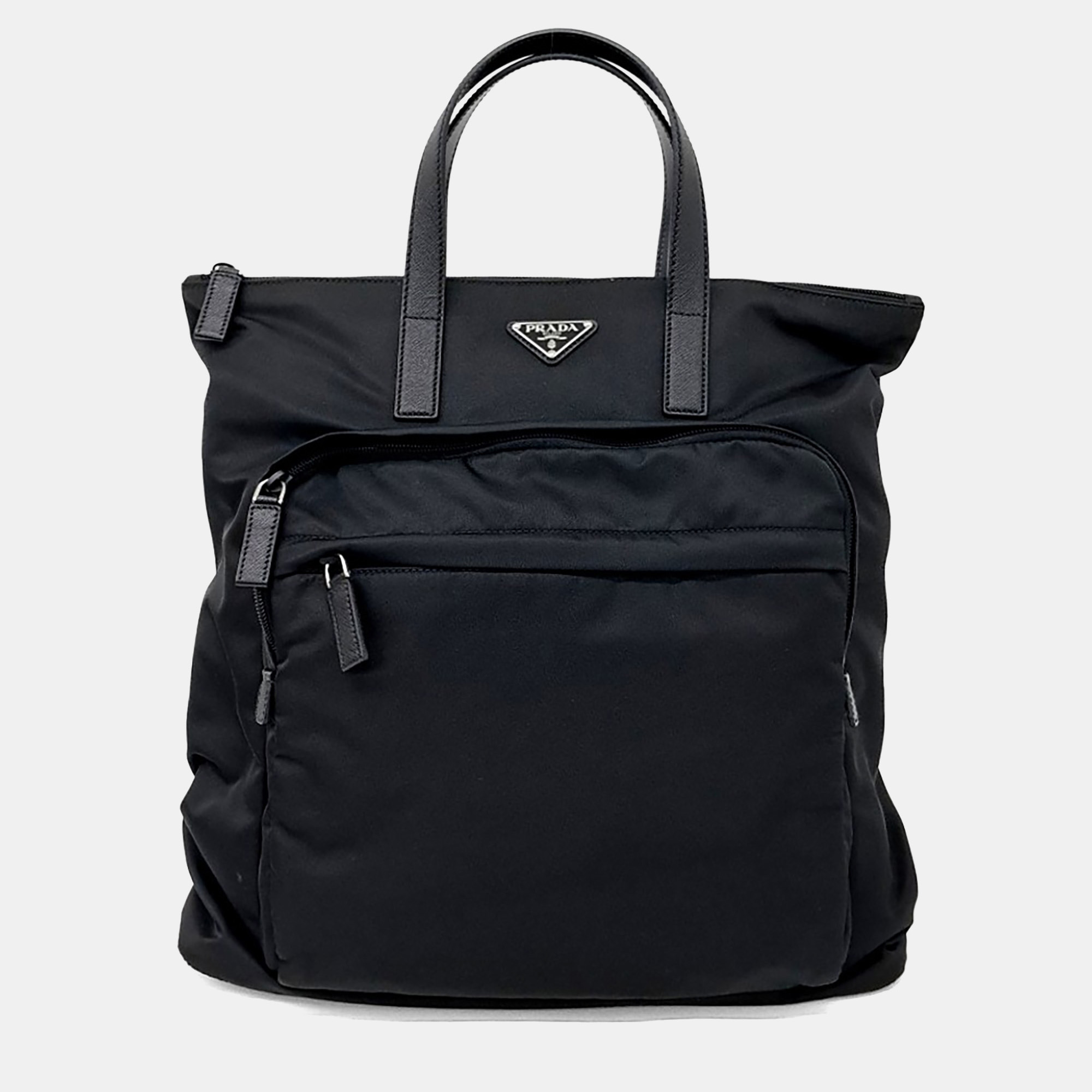 

Prada Black Nylon Re-Nylon Tote Bag