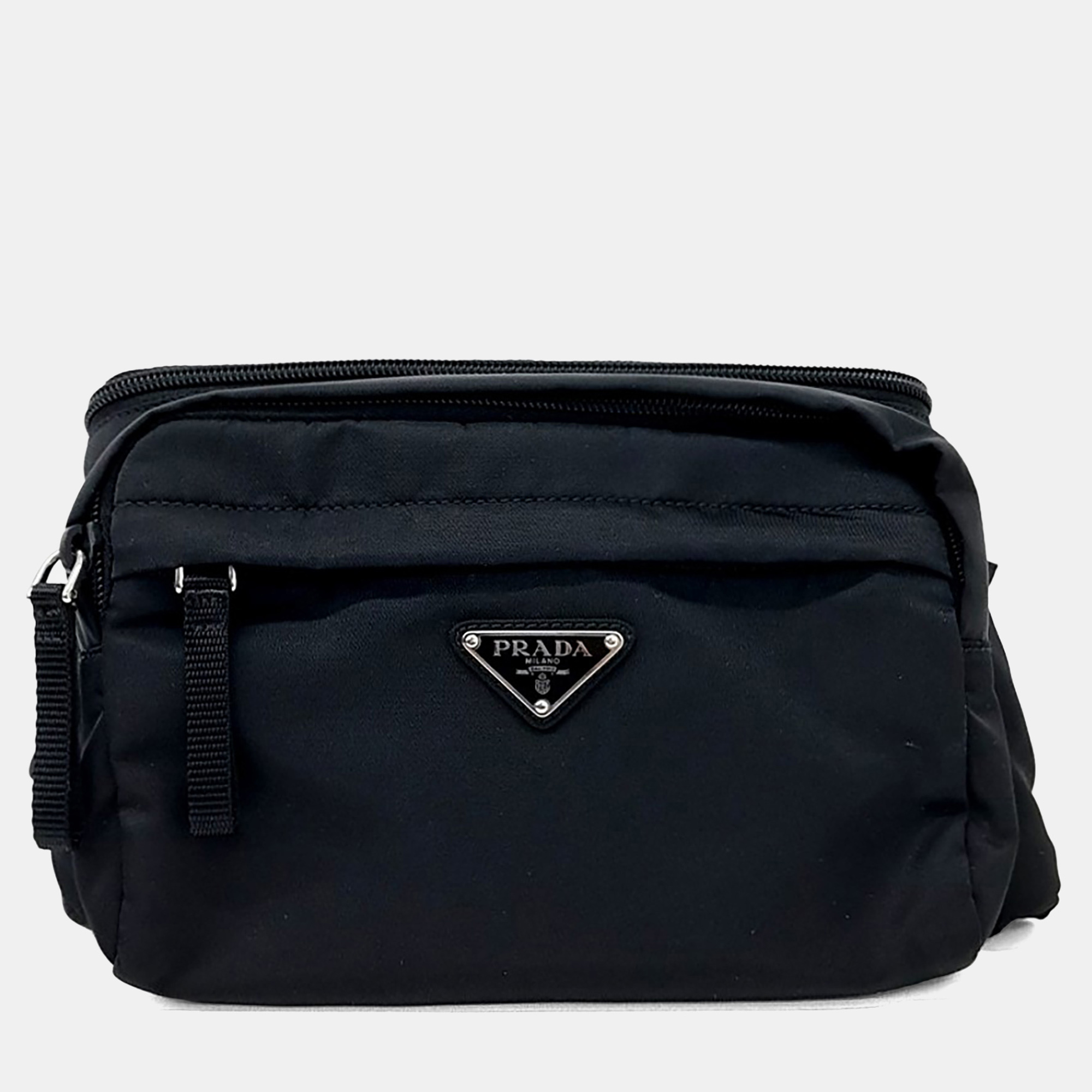 

Prada Black Fabric Bike Bag (2VL005)
