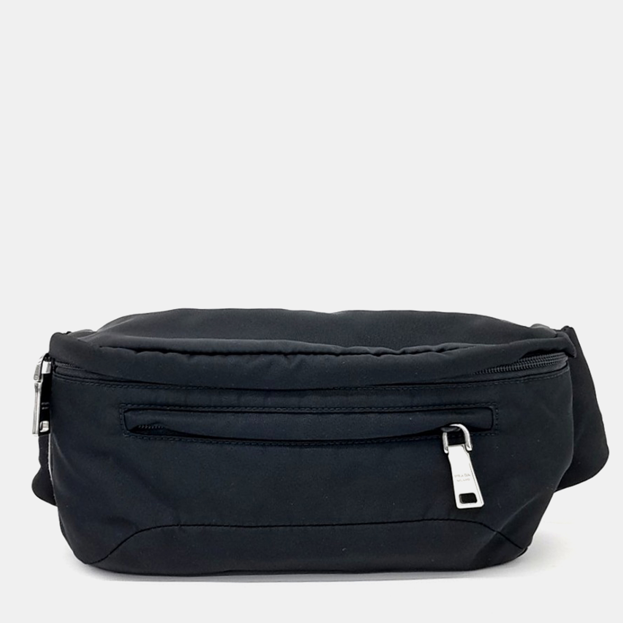 

Prada Black Nylon Belt Bag