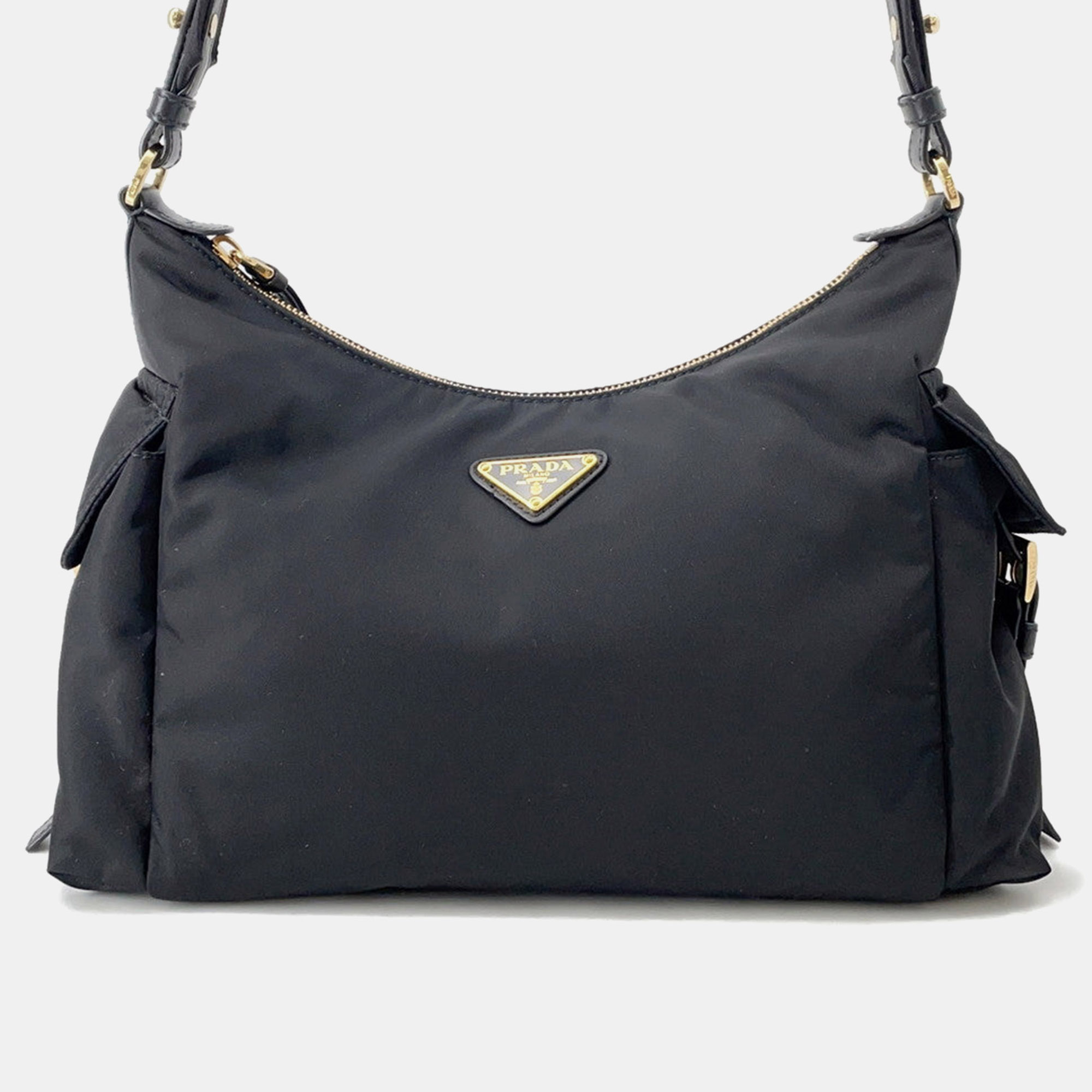 

Prada Re-Nylon Explorer Black Nylon Leather Size Large