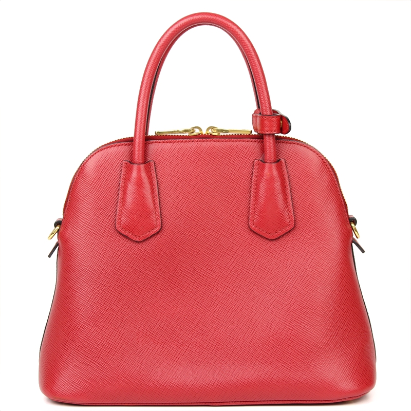 Prada Red Saffiano Leather Top Handle Bag Prada | TLC