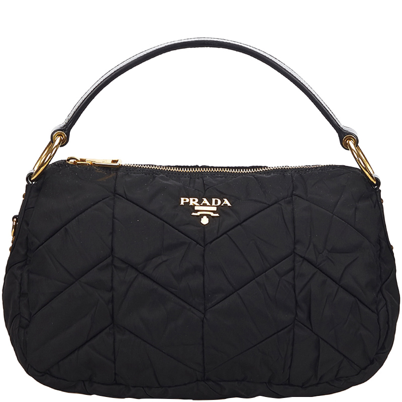 Prada Nylon Tessuto Everyday Handbag