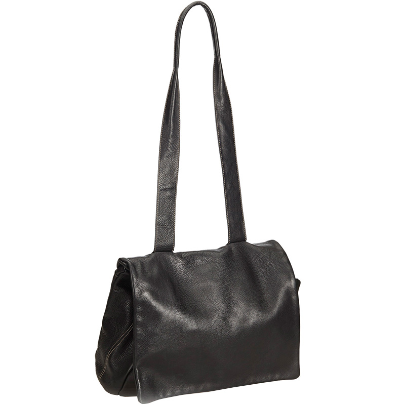 

Prada Black Leather Shoulder Bag, Brown
