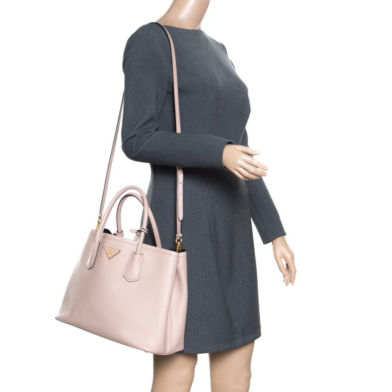 

Prada Dusty Pink Leather Top Handle Bag