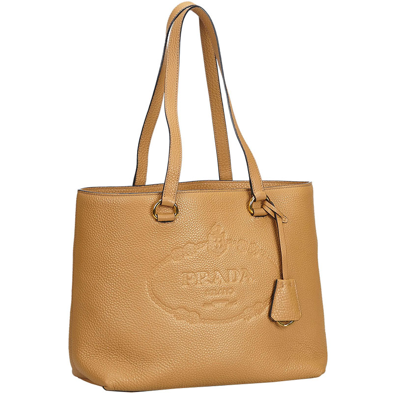 

Prada Brown Leather Tote Bag