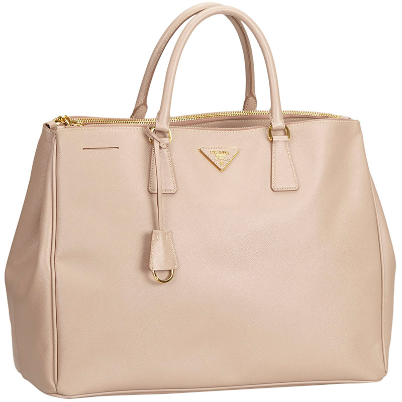 

Prada Light Pink Saffiano Leather Tote Bag