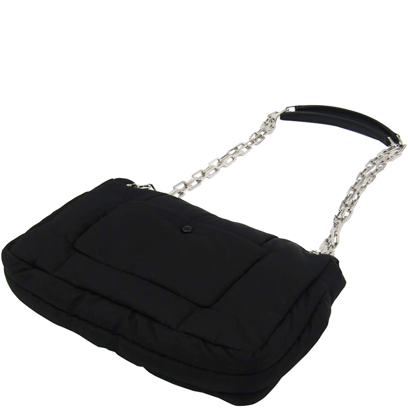 

Prada Nero Tessuto Nylon Shoulder Bag, Black