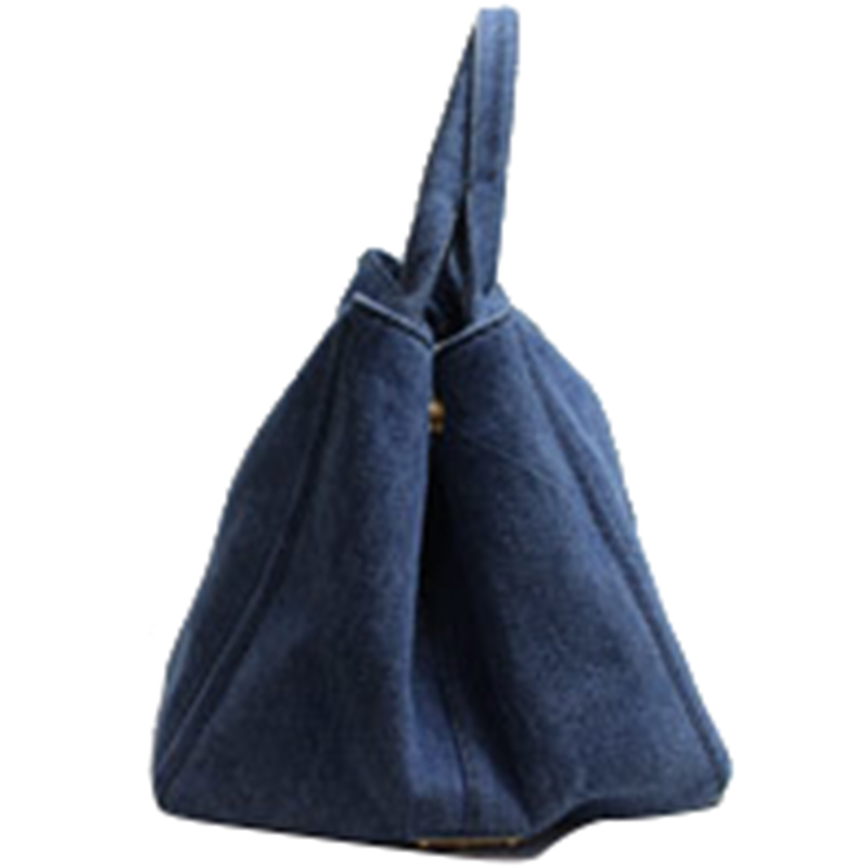 

Prada Blue Denim Tote