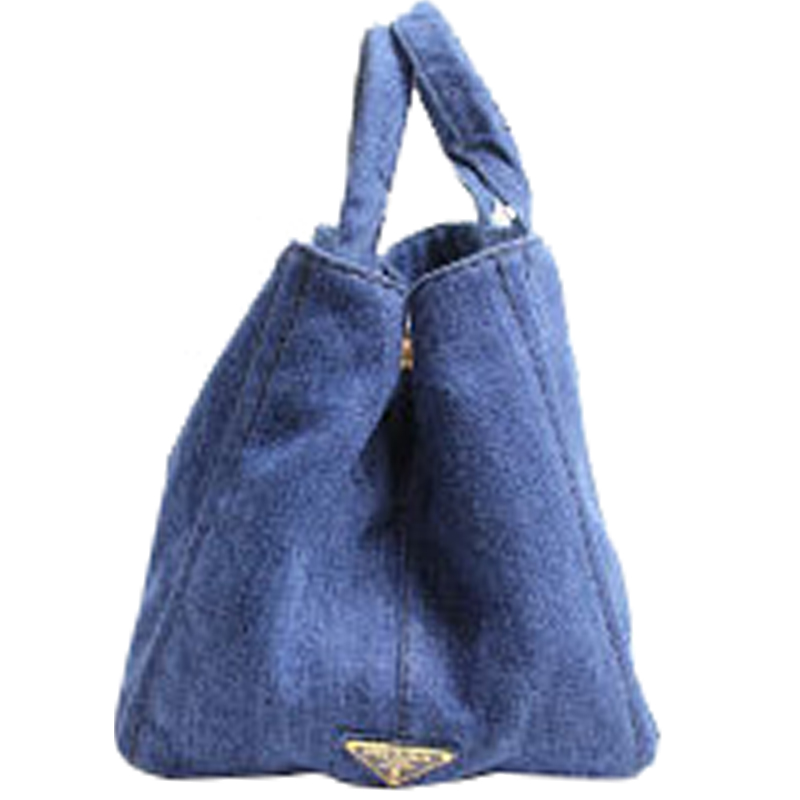 

Prada Blue Denim Tote