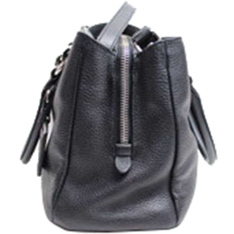 

Prada Black Vitello Daino Leather Tote