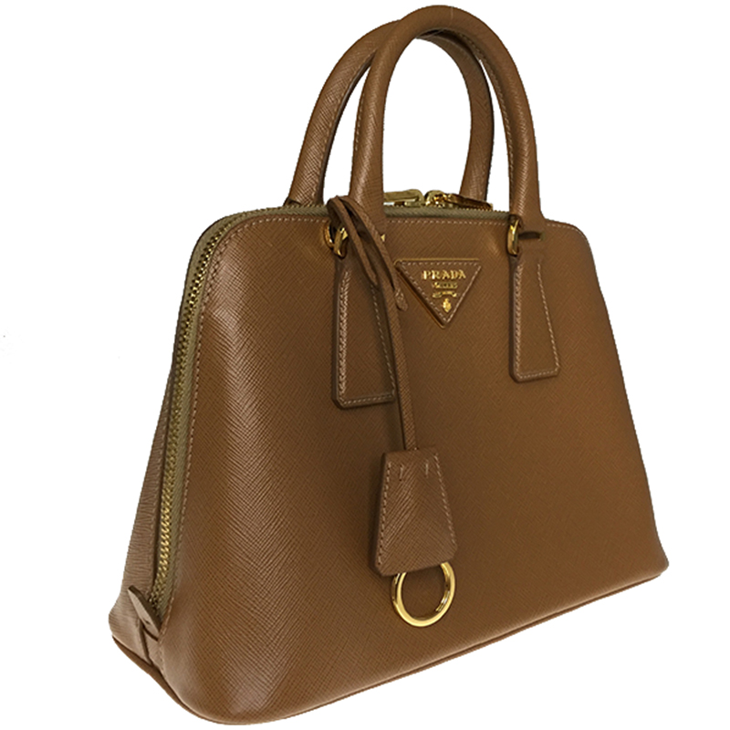 

Prada Brown Saffiano Leather Small Promenade Bag