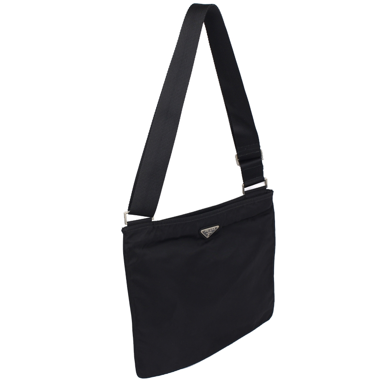 

Prada Black Tessuto Nylon Messenger Bag