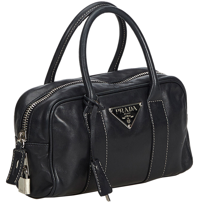 

Prada Black Leather Everyday Bag
