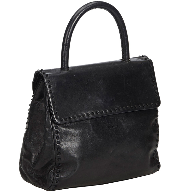 

Prada Black Patent Leather Everyday Bag