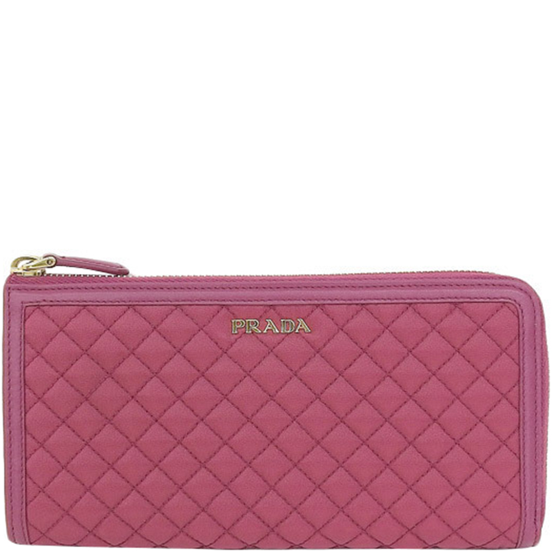prada quilted wallet