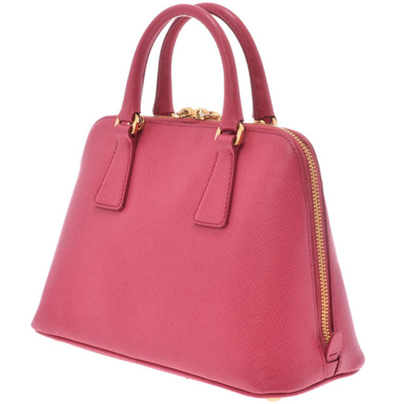 

Prada Pink Saffiano Lux Leather Small Promenade Bag