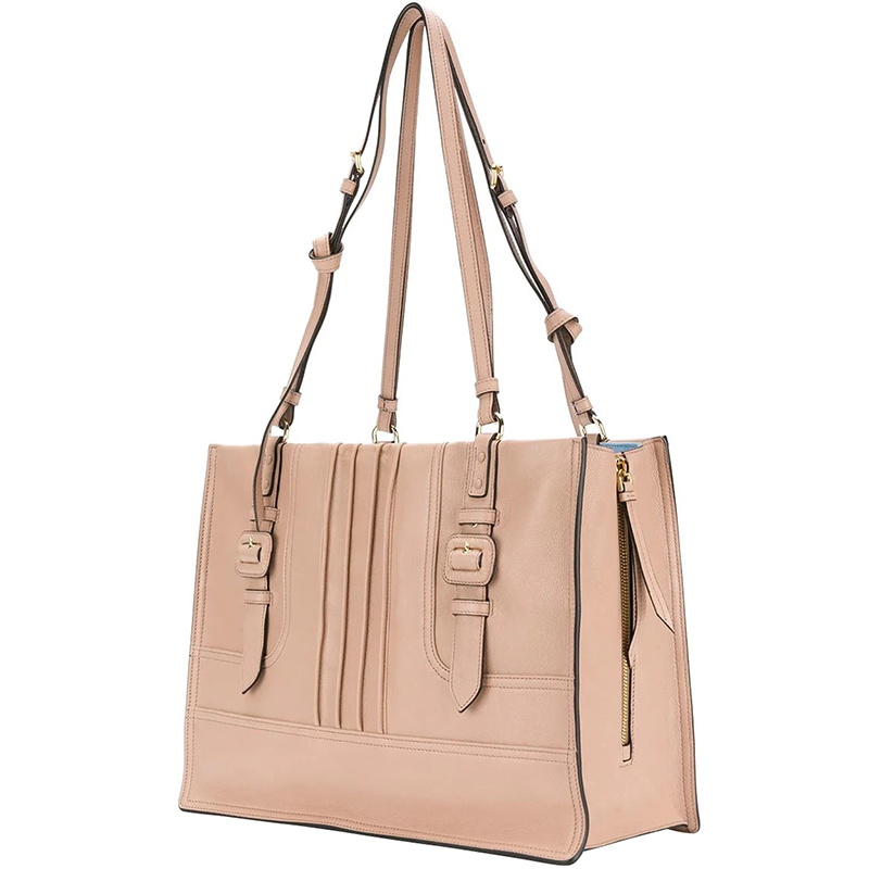 

Prada Pink Calfskin Leather Etiquette Tote Bag