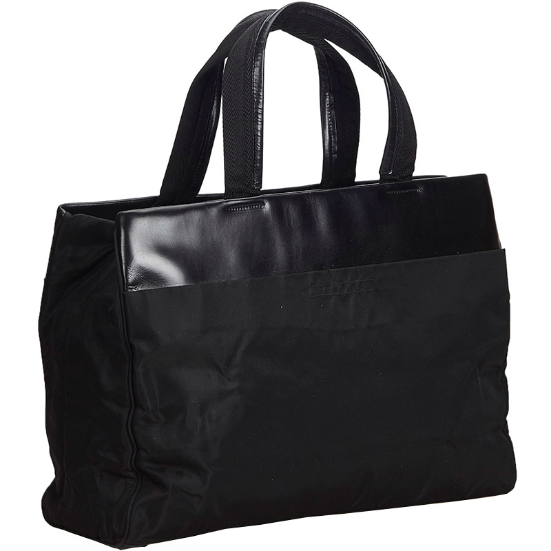 

Prada Black Nylon Tote Bag