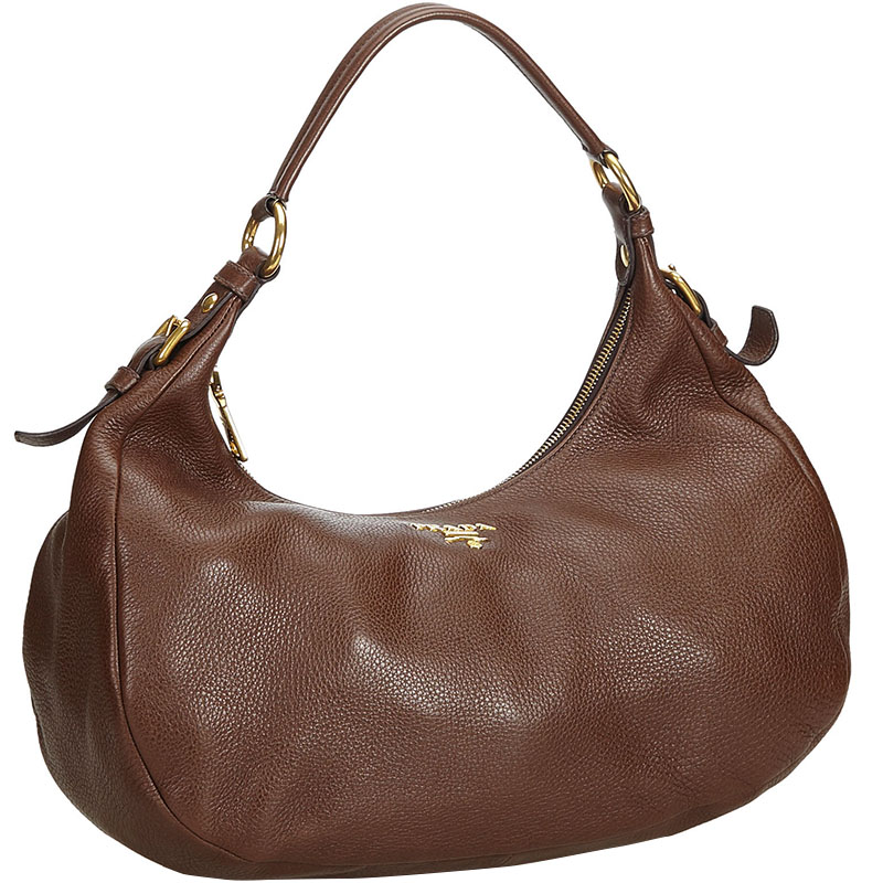 Prada Daino Leather Hobo Bag Literacy Basics