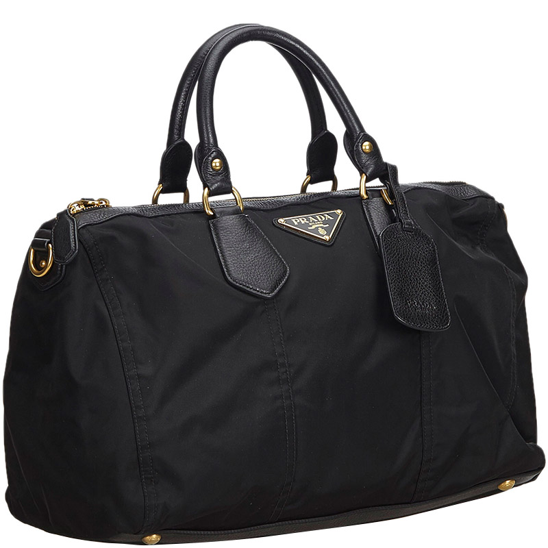 

Prada Black Nylon Satchel Bag