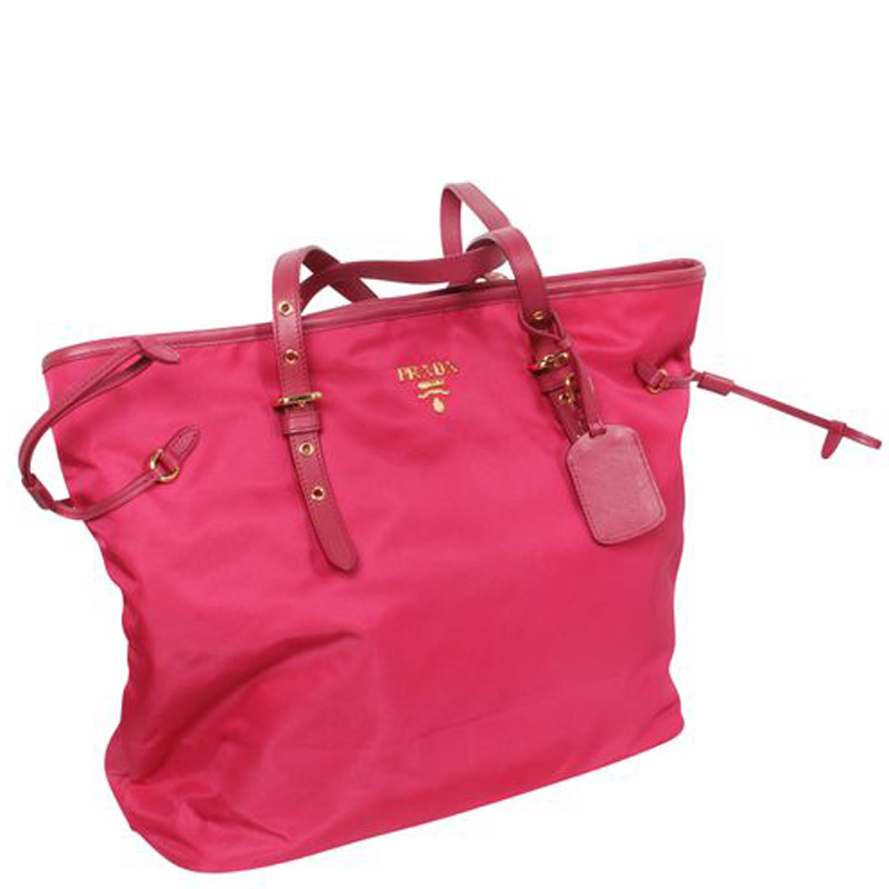 

Prada Pink Nylon Tote