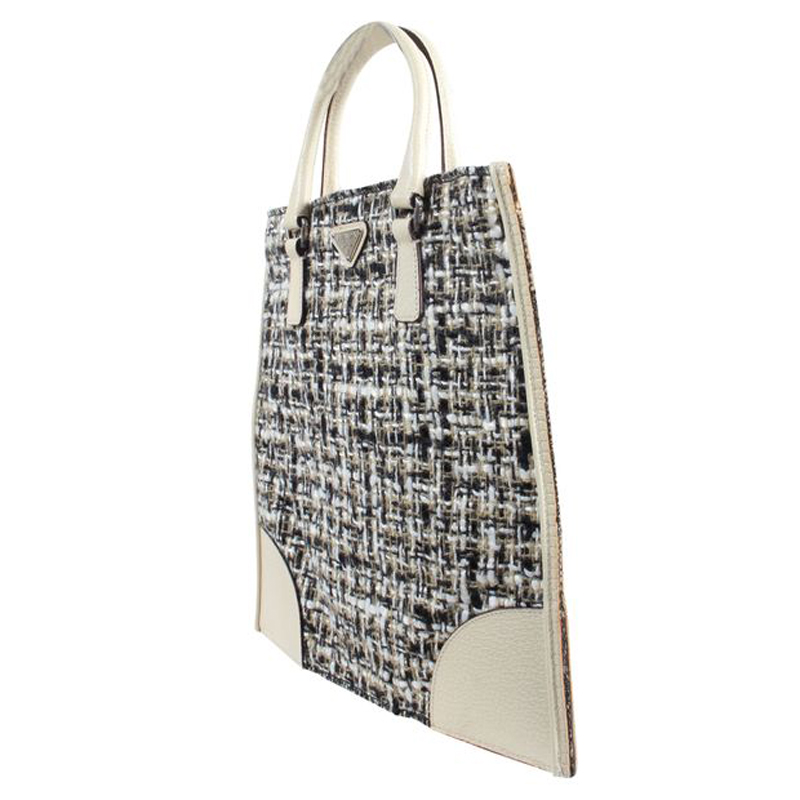

Prada Multicolor Wool Tote Bag