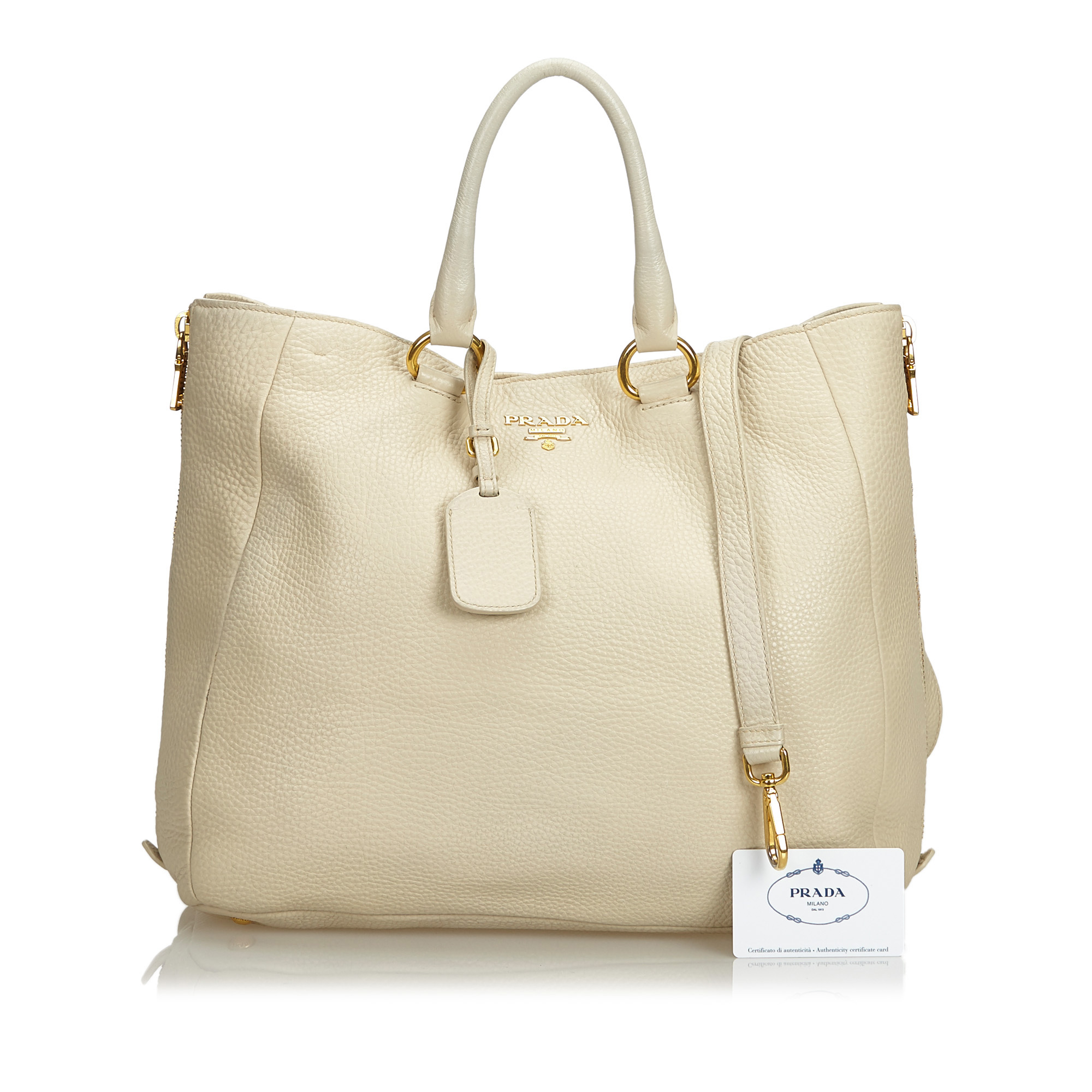 daino medium leather tote bag