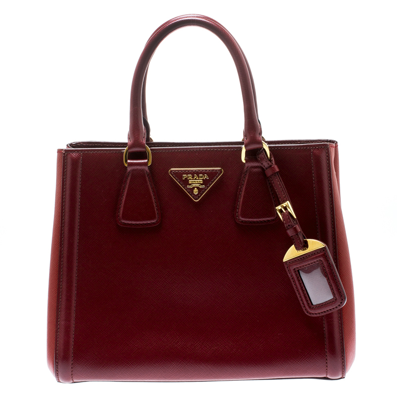 prada burgundy bag