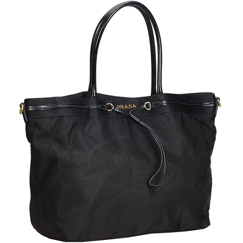 

Prada Black Nylon Tote Bag