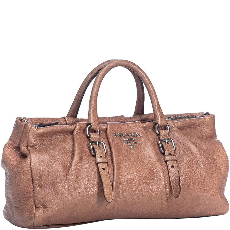 

Prada Brown Leather Everyday Bag