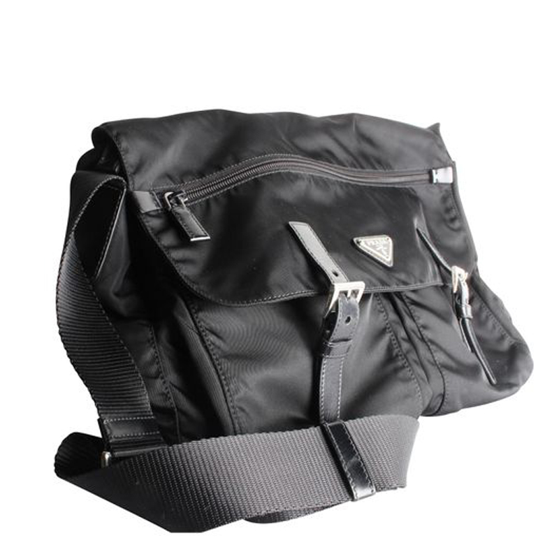 

Prada Black Nylon Shoulder Bag