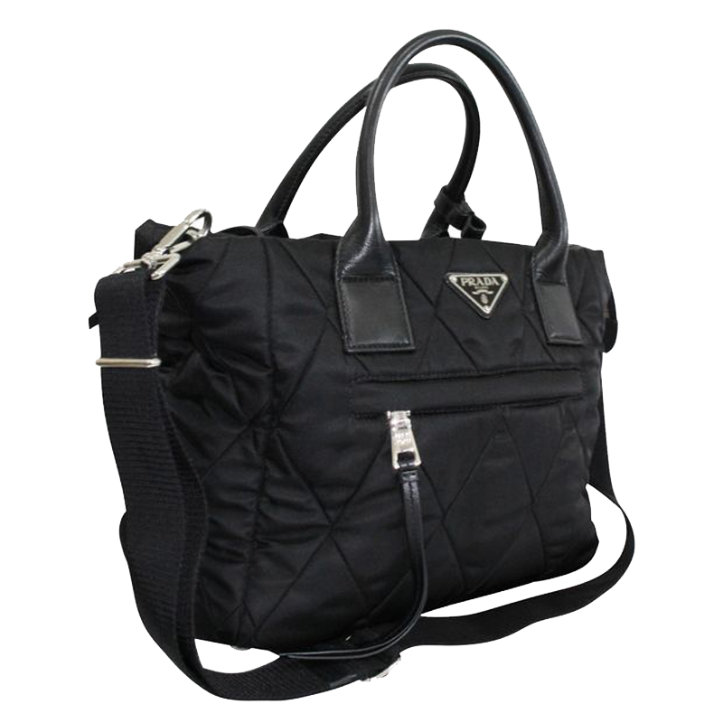 

Prada Black Nylon Satchel