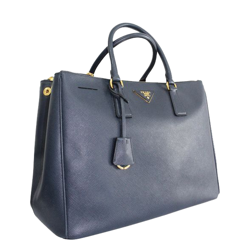

Prada Navy Galleria Leather Tote, Blue