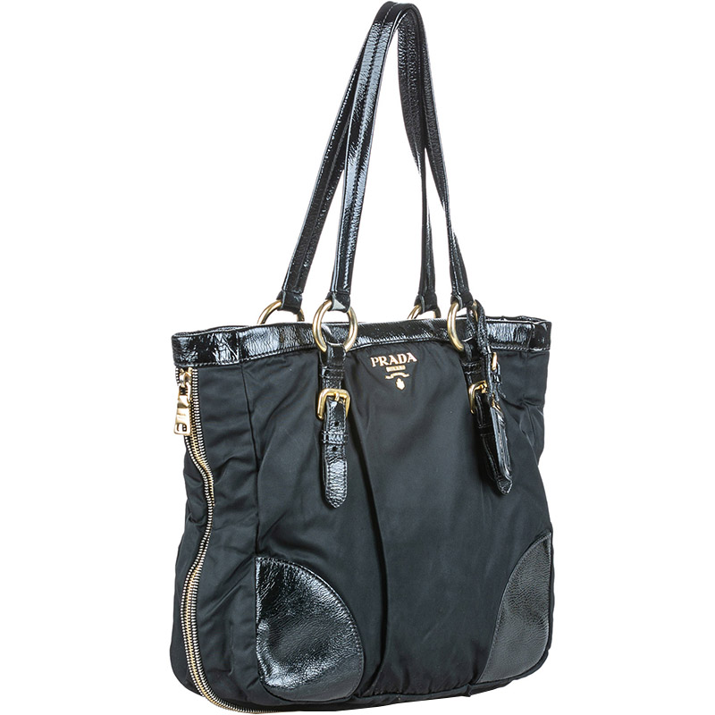 

Prada Black Nylon Tote Bag