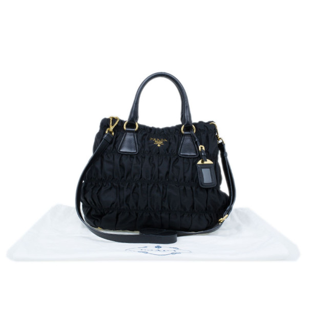 Prada Tessuto black nylon tote bag (authentic) – Girl Rarities